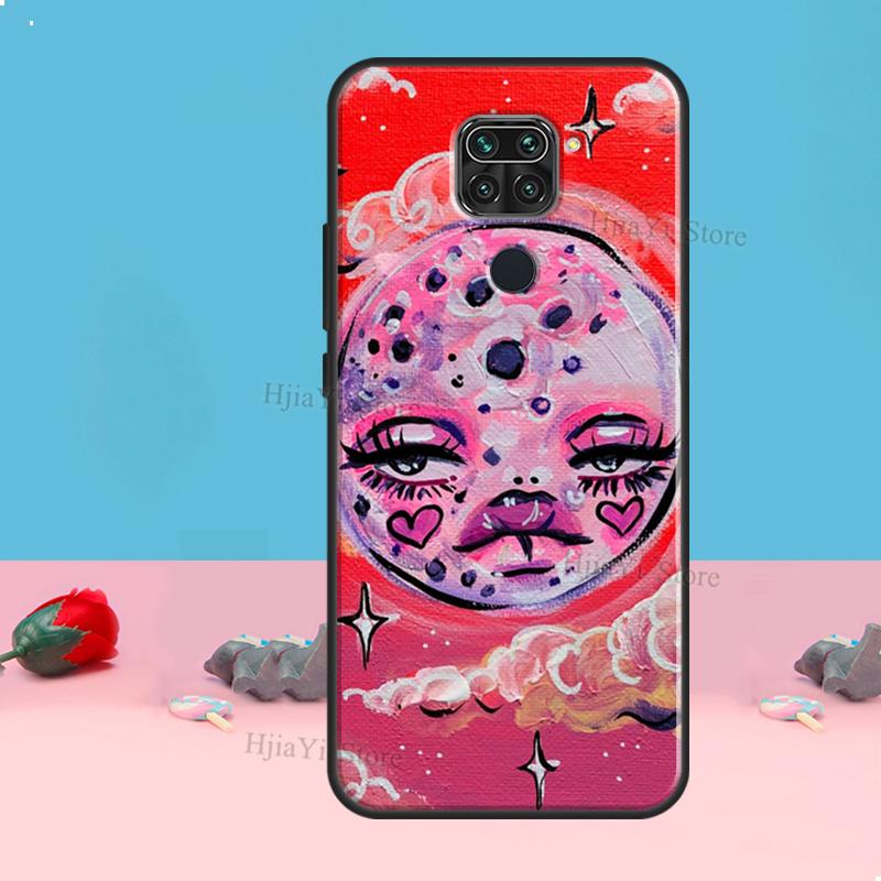 Husă de telefon estetică pentru copii indie hippie acid Trip pentru Xiaomi Redmi Note 11 Pro 10 9 8 8T 11S 10S Husă din spate pentru Redmi 10 9A 9T 9C