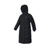 Fila Fitness Versatile Warm Long Hooded Down Jacket Women Outerwear Deep-Black A11W441907F-BK