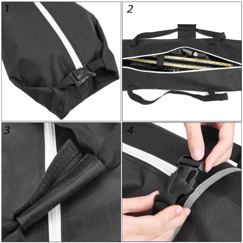 Two-Piece Snowboard and Boot Bag Ski Gear Bag & Ski Boot Bag Combo Large Capacity Waterproof Ski Travel Bag Durable
