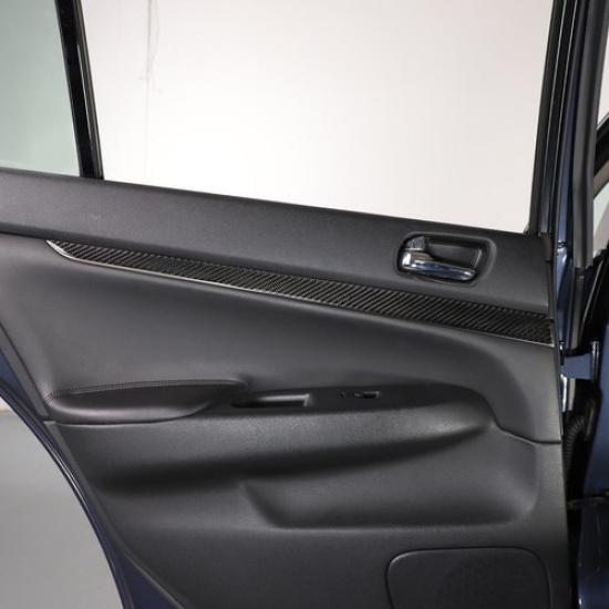 Carbon Fiber Interior Front Door Panel Cover Trim Sticker For Infiniti G37 Sedan