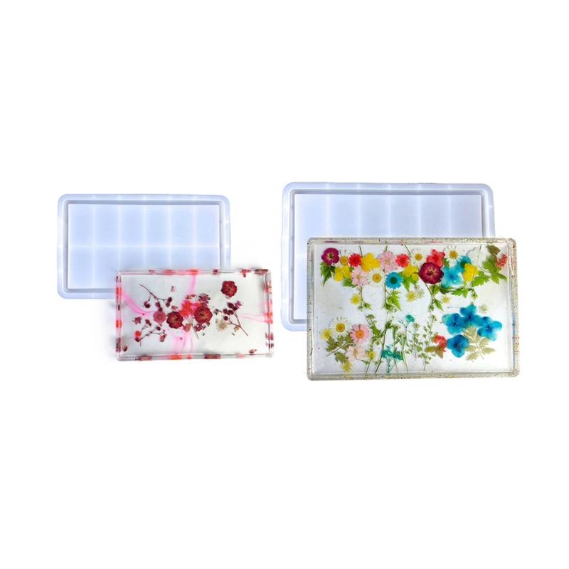 Formă versatilă din silicon pentru realizarea tăvilor de organizare de birou Matră pentru realizarea unei tăvi de depozitare dreptunghiulare multifuncționale