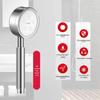 304 Stainless Steel Pressurized Handheld Shower Head Set with Detachable and Descalable Head and Hose