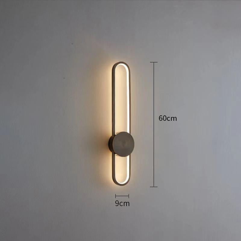 Multi-Color Adjustable Bedside Wall Lamp Modern Nordic Simple Wall Light Bedroom Bedside Lamp Living Room Led Lighting Fixture