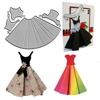 Dress Embossing Die Cuts Templates for Greeting Card Making DIY Scrapbooking Top Sale