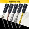 Electric Wrench Hex Adapter: 1/2 to 1/4 Conversion Sleeve