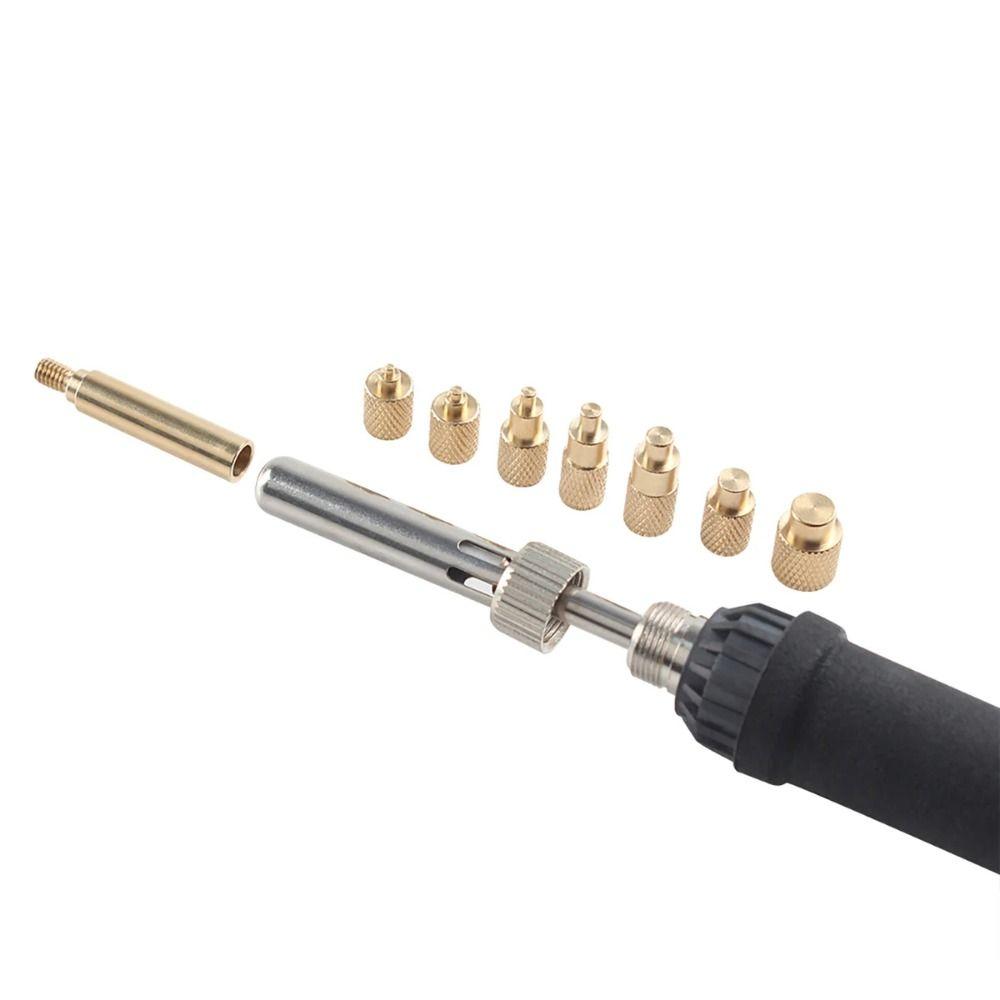 Internal Thread Head Heat Insert Nut Iron Tip Hot Melt Nut Indenter Welding Stand