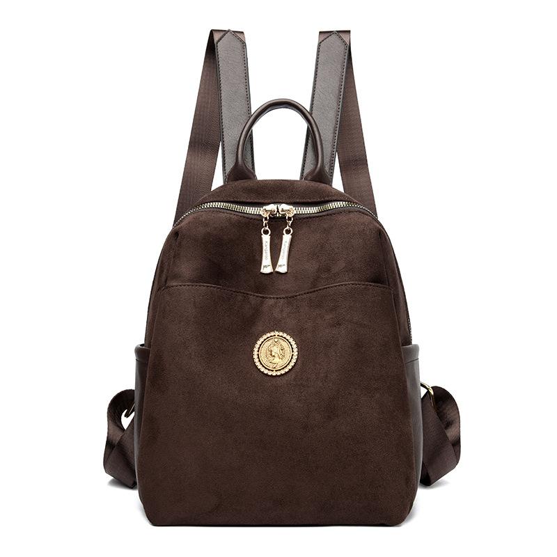 

Легкий дорожный рюкзак, школьный рюкзак, рюкзак большой вместимости, противоугонный рюкзак коричневый