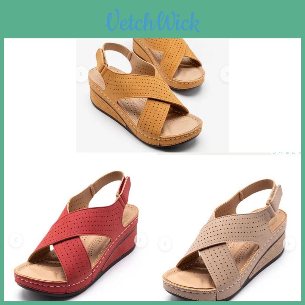 Roman Sandals Women Summer Thick Sole With Adjustable Strap For Casual Wear
