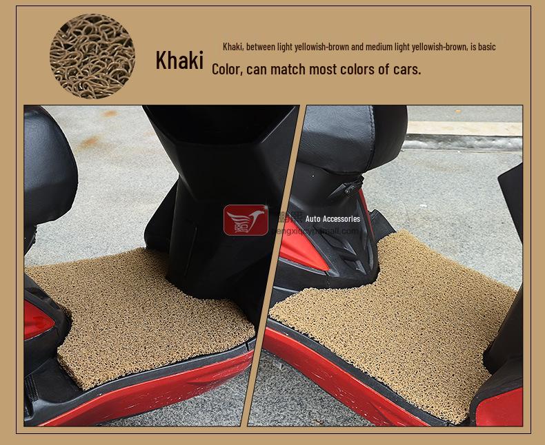 Taiyu Shangling Silk Ring Motorcycle Waterproof Foot Mat