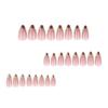 French Gold Mirror Press-on Nails - Short Almond Shape Nail Art Tips