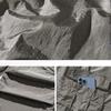 Pantaloni da Lavoro da Uomo Primavera Autunno Pantaloni Lunghi Paracadutista Leggermente Stropicciati Larghi Casual Pantaloni con Coulisse