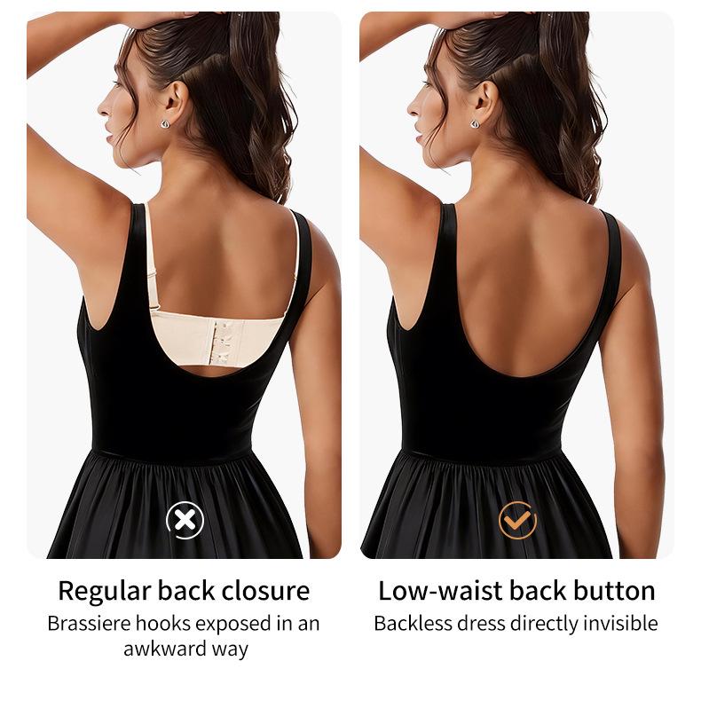 Women's Wireless Strappy Sports Bra - Seamless Shockproof Design for Running & Fitness