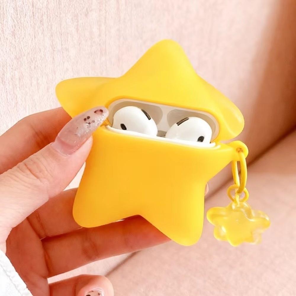 Silicone Earphone Case Star Shape Earphone Protective Cover for Airpods Pro/Pro 3/3/4