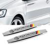 2026 Hot For VW VOLKSWAGEN 2pcs Car Fender Side Sticker Tail Emblem Decal for Volkswagen Touareg Passat Beetle Sharan Tiguan Cad