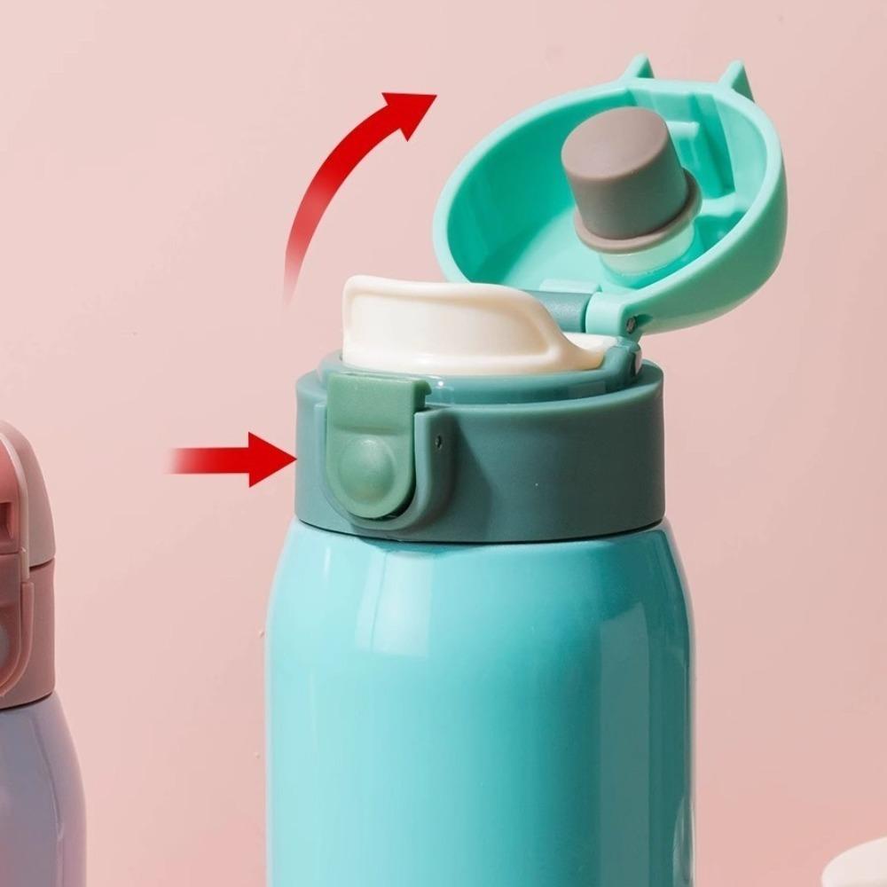 200ml/350ml Insulated Cup 304 Stainless Steel Water Bottle Cute Vacuum Handy Cup  Home Office
