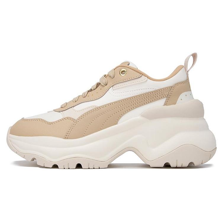 (WMNS) PUMA Cilia Wedge Warm White Toasted Almond Women s 393915-04 EU 39