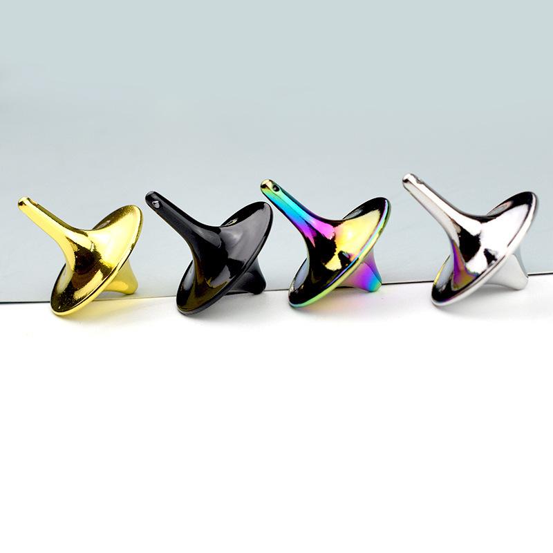 Movie Totem Metal Gyro Silvery Hand Spinning Top Fingertips Small Cyclone Gyroscope Anti Stress Fidget Toys for Adult Gifts 2025