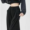 New Women's Spring Autumn Lazy Pants High Waist Casual Drape Versatile Drag Straight Legged Pants