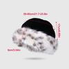 Windproof Plush Fisherman Hat Keep Warm Ear Protection Cap Fashion Faux Fur Bucket Hat  Winter