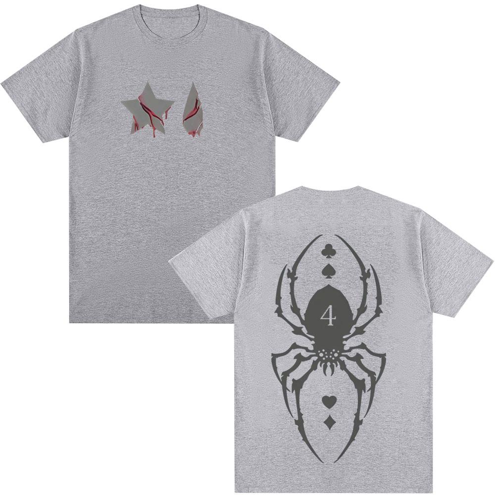 Anime Hunter X Hunter T Shirt Spider Phantom Troupe Vintage Short Sleeve Tshirt Mens Women Clothing Cotton Oversized Tshirts