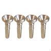 4pcs Trumpet Mouth Bugle Mouthpiece Brass for Replacement Parts