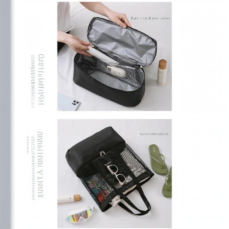 Leakproof Dry Wet Separation Storage Bag Double Layer Portable Handbag for Beach Travel Swimming Gym Daily Use