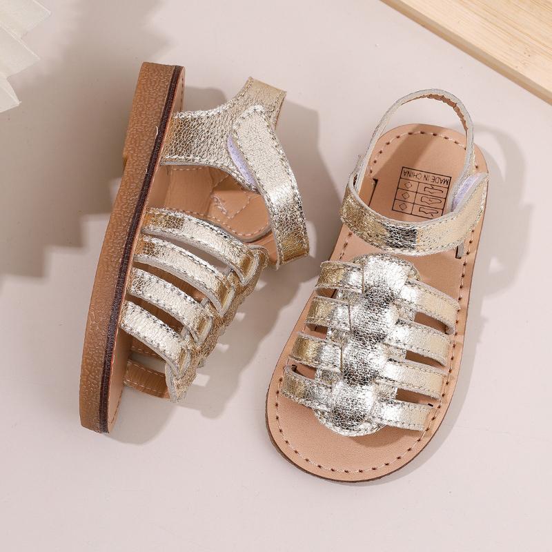 Fashion Kids Sandals Summer Baby Shoes Simple Soft Bottom Girls Casual Sandals Anti Slip Child Beach Shoes