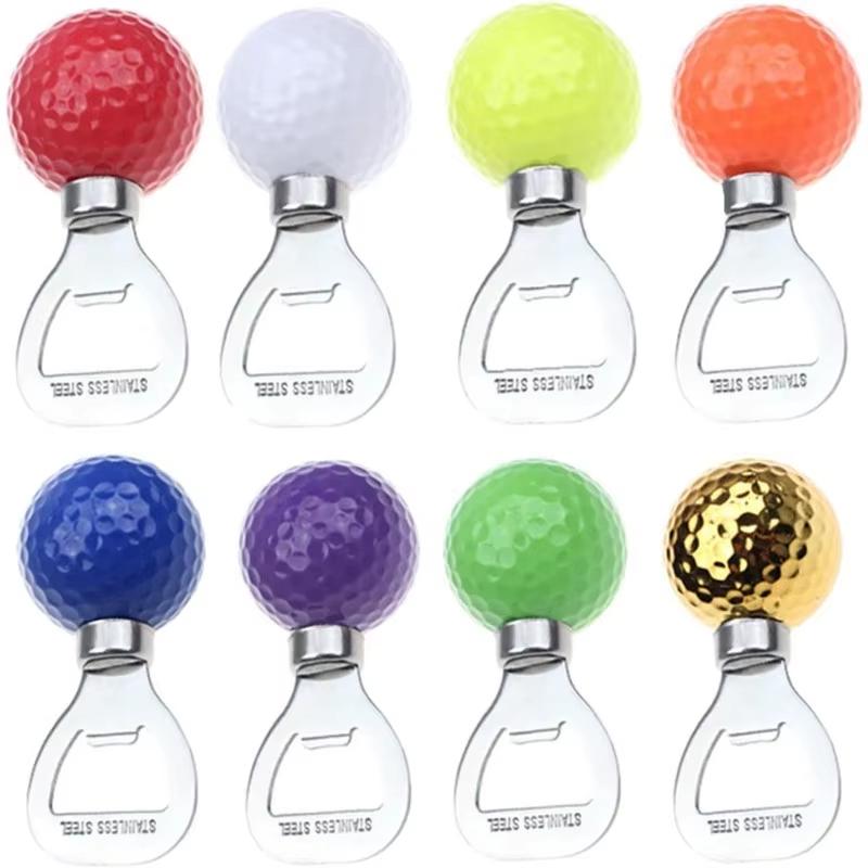 Golf Ball Bottle Opener - Stainless Steel Multifunctional Tool for Wine/Beer - Sports-Themed Barware for Golf Enthusiasts