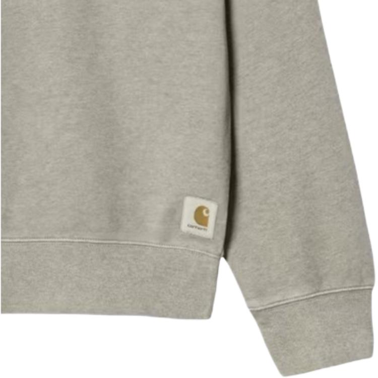 Carhartt WIP SS26 Caspian Sweatshirt Woven Square Label Heavyweight Long Sleeve Loose Fit Unisex sweatshirt I034497-3TY-GD