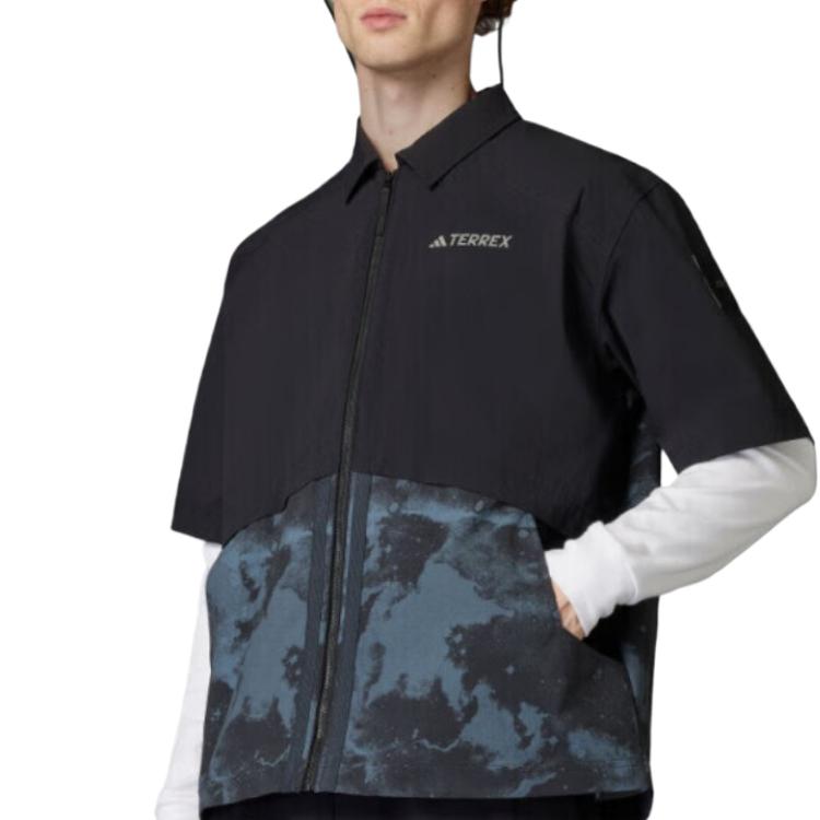 

Adidas SS25 Terrex Удобная Модная Простая Приятная к коже Футболка с коротким рукавом для улицы Мужские Футболки Черный JD5947 M