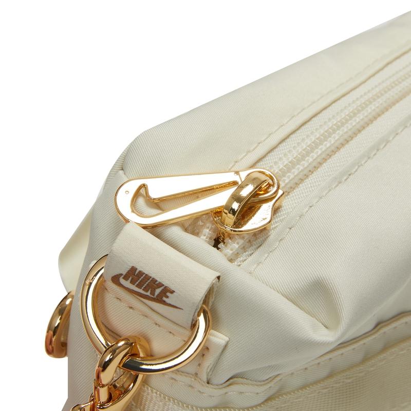 New Nike Fabric Chain Shoulder Bag Women's Ecru CW9304-113