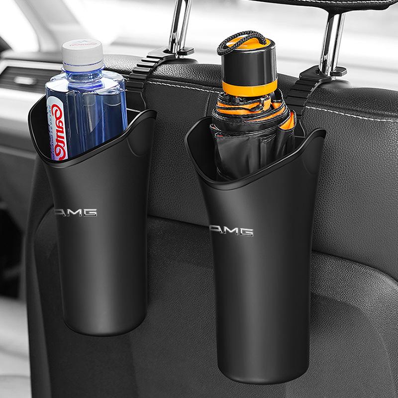 1Pcs Multi-Function Auto Car Holder Bucket Storage Box Car Goods For Mercedes Benz AMG GLE GLS GLC CLA GLB ML C500 C200 C300 W204 W206 W205 W212 W203