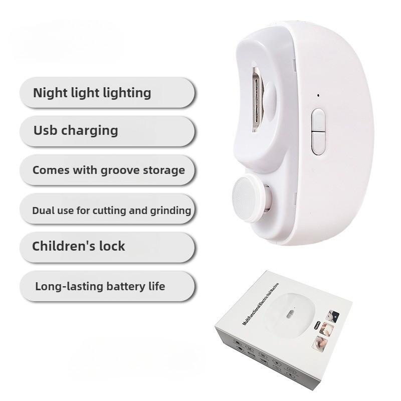 

Multi functional and fully automatic home nail polisher nail polisher nail clipper children s and adult anti pinch nail clipper белый