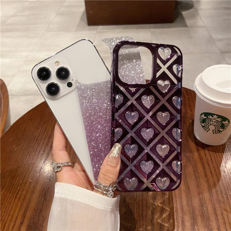 For iPhone 15 Pro Max Luxury Plating Frame Flash Glitter Phone Case For iPhone 11 12 13 14 15 16 Soft Protective Cover
