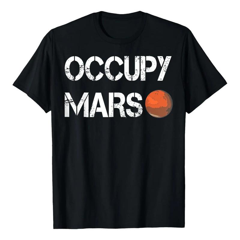 Camiseta Occupy Mars Astronomy Space Explorer Rocket Science S разноцветный