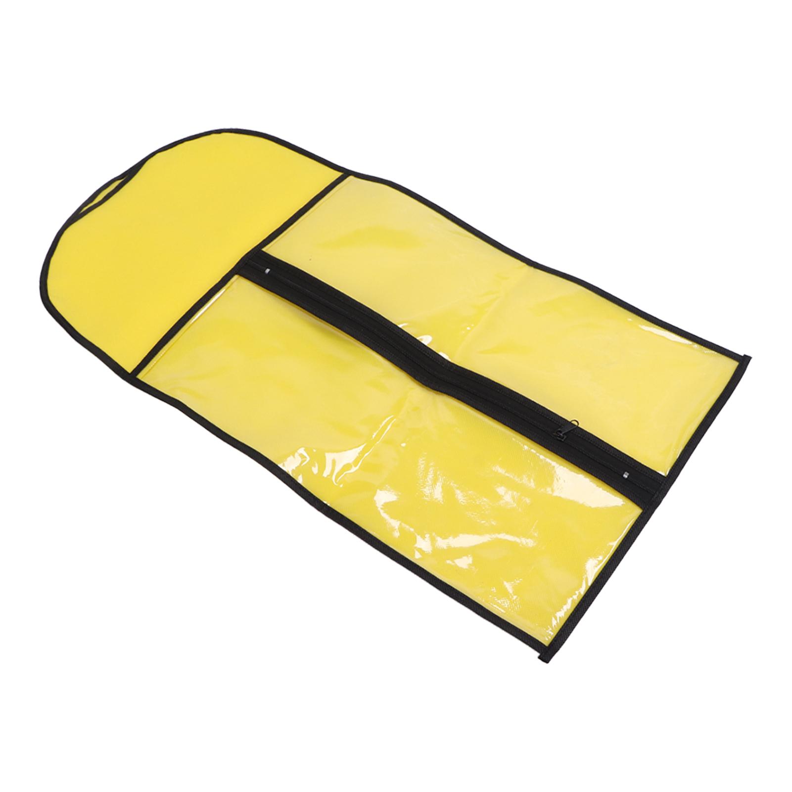 Сумка для хранения париков портативная пылезащитная сумка для хранения накладных волос с прочной молнией для путешествий жёлтый 626₽