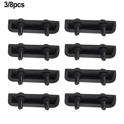 3/8X Air Fryer Rubber Bumpers Air Fryer Tray Silicone Replace Parts Black