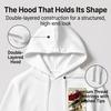 Men's Breathable 2D Graphic Hoodie, Minimalist Design Soft Cotton Sweatshirt for Casual Daily Wear & Versatile Style