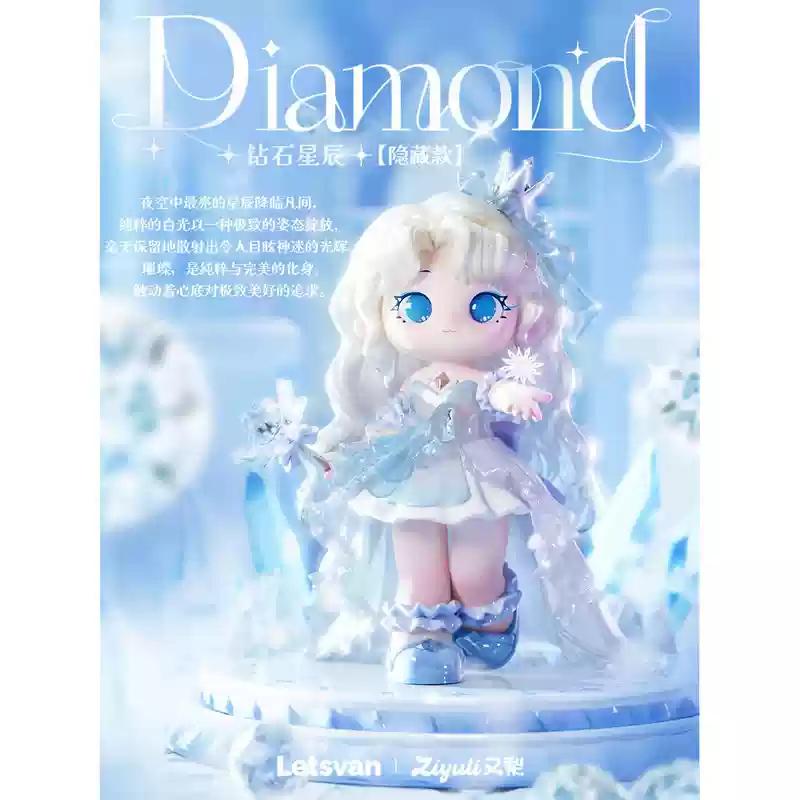 Letsvan Ziyuli Brilliant Stone Carving Blind Box Toy Mysterious Doll Cute Anime Action Figure Surprise Gift For Girls