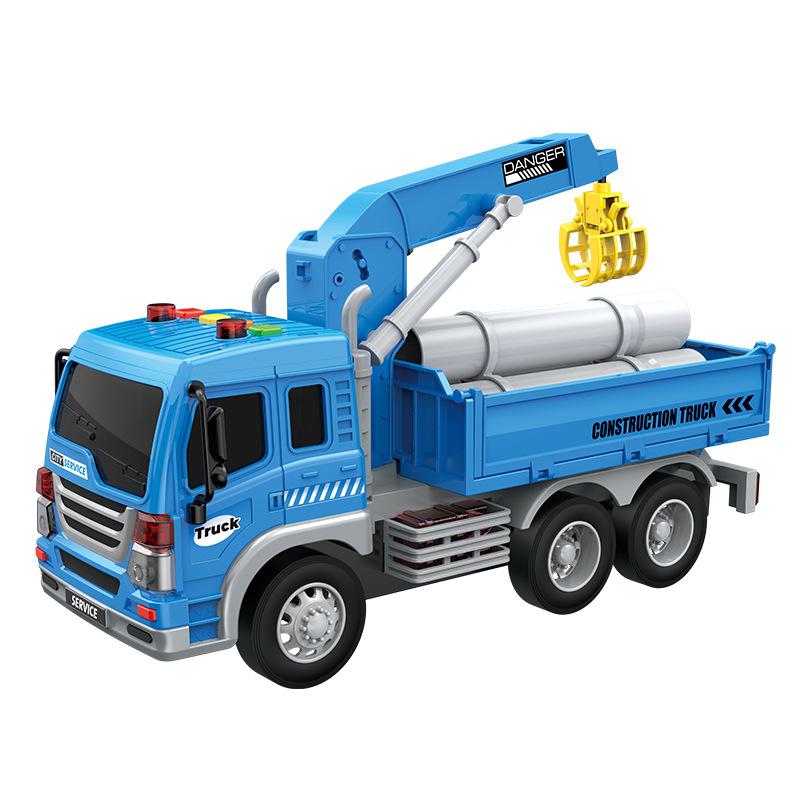 Dětské hračky Inerciální náklaďák na dřevo Vodní náklaďák Silniční odtahový náklaďák Zvukové a lehké autíčko