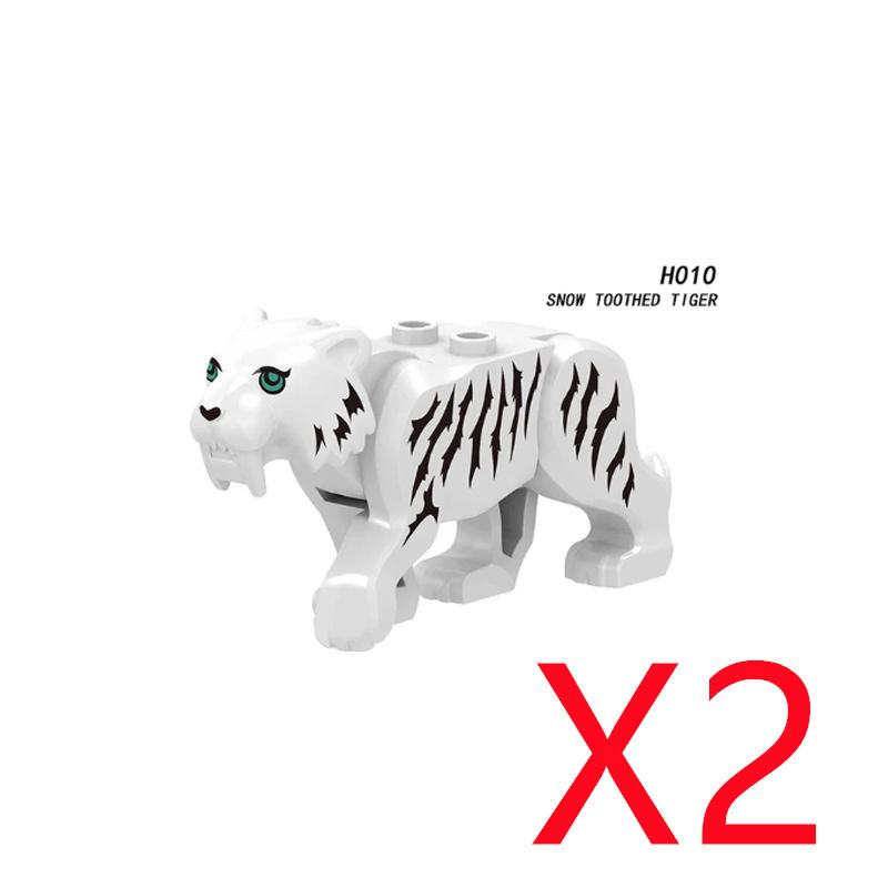 City Zoo Farm Building Blocks Model Character Accessories Animal Giraffe Elephant Elephant Wolf Dolphin Mini Brick Toy Gift X052