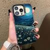 Moon Starry Sky Moonlight Night Scene Laser Phone Case For iPhone 14 15 Pro Max Plus 11 13 12 Mini 16 Pro Max Shockproof Covers
