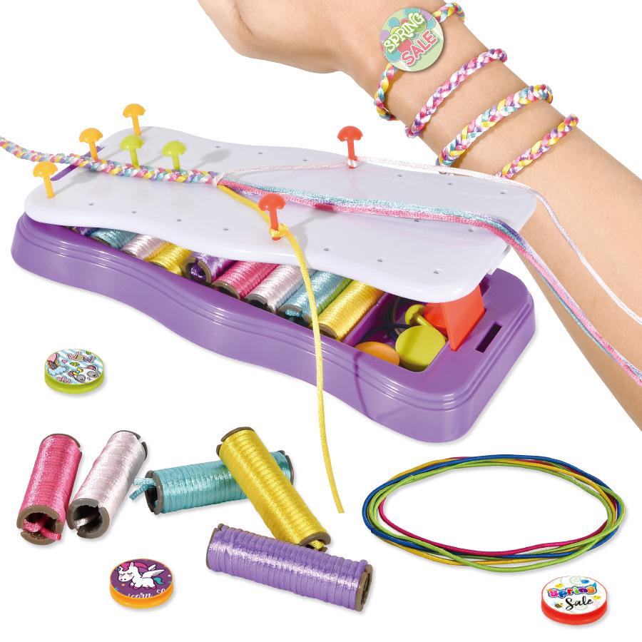 Handcrafted Bracelet Weaving Kit – Colorful Cords for Creative Play