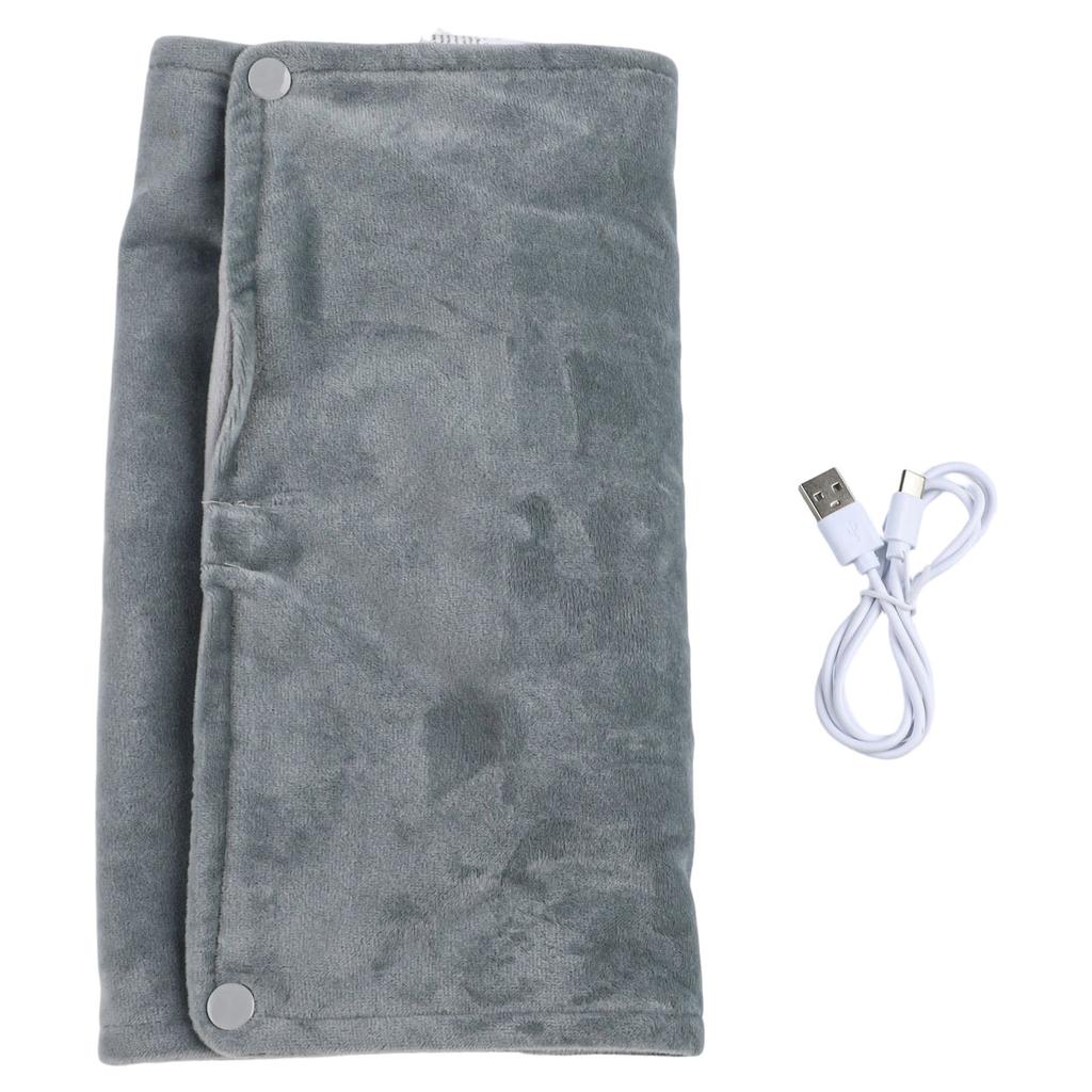 Portable USB Heated Hand Warmer Soft Plush Material for Hands Feet and Body Comfortable Heating Pad for Cold Conditions