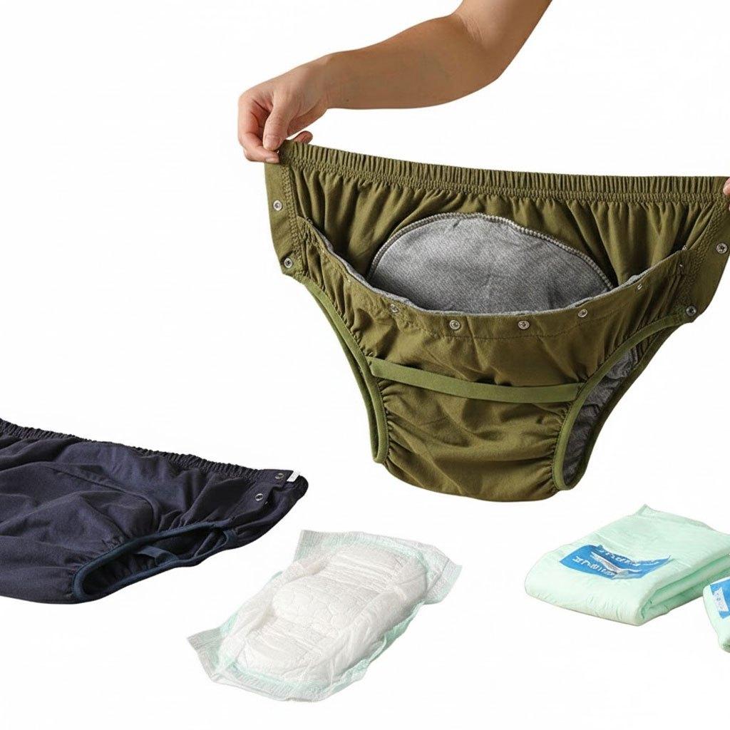 Reusable Washable Diaper Covers for Day/Night Protection Home Care Underwear for Home & Daily Living