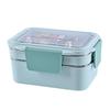 Stainless Steel Bento Box Insulated Thermal with Divided Compartments Food Storage Containers for Hiking Office Camping Outdoor