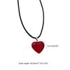 Heart Pendant Necklaces Small Heart Necklaces Choker Pendant Necklaces Crystal Heart Necklace for Women Men Jewelry Gift