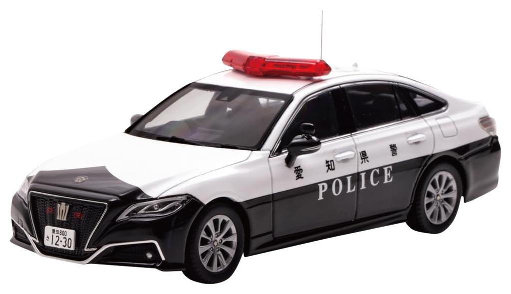 RAI'S 1/43 Toyota Crown (ARS220) 2022 Aichi Prefectural Police Expressway Traffic Police Vehicle (632) Finished Product