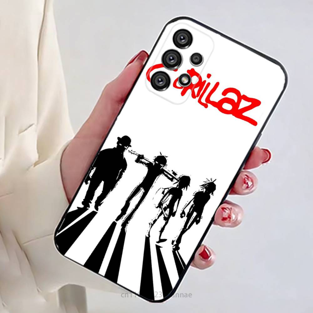 G-Gorillaz Rock Band Cartoon Phone Case For Samsung Galaxy A54,34,24,73,53,52,52S,04S,04E,A72 Cover