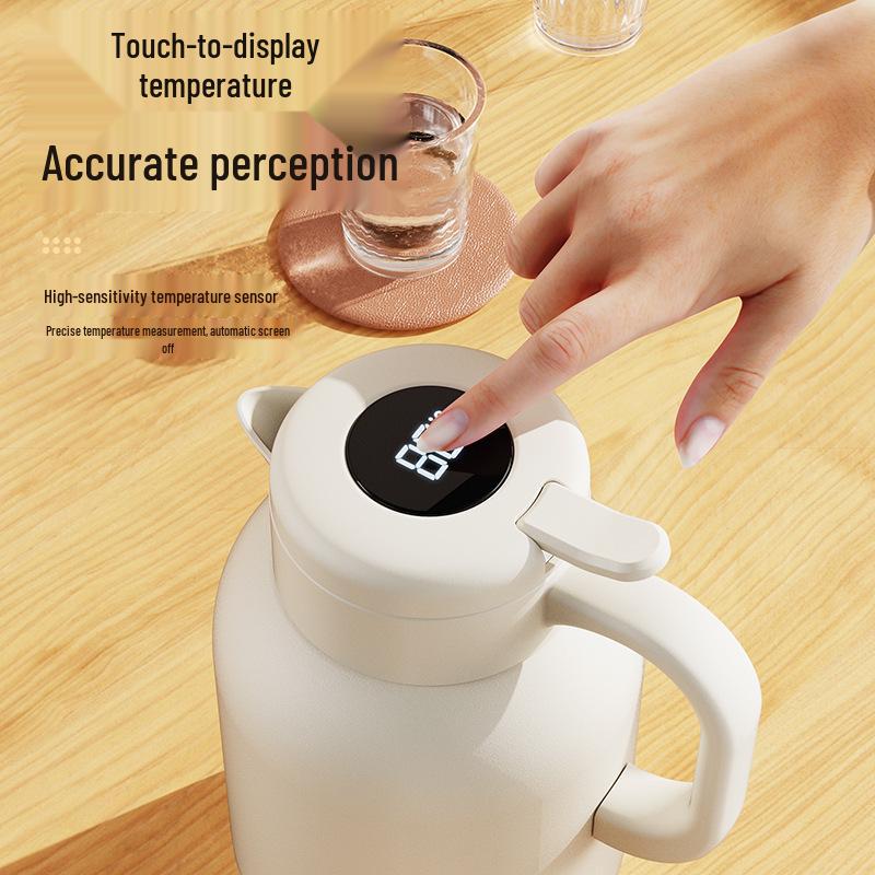 Large Capacity Insulated Stainless Steel Teapot with 316 Inner Liner - High Temperature Resistant for Home Use